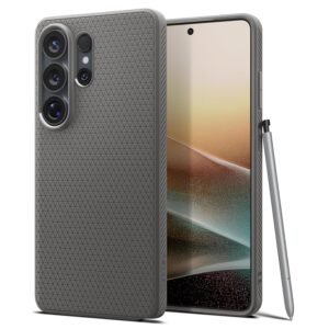 Spigen Liquid Air | Samsung Galaxy S26 Ultra Case [Flexible] [Air Cushion Protection] Galaxy S26 Ultra Back Cover | TPU – Marble Gray