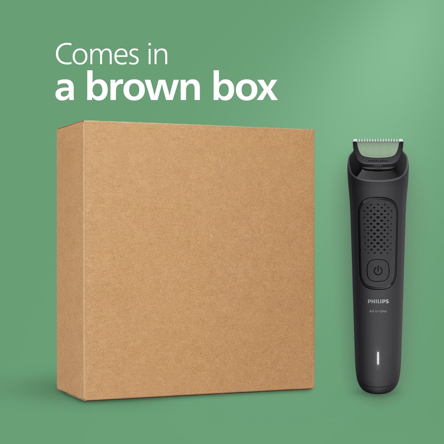 Philips India's No.1 Men's Trimmer* | One stroke beard trimming | All-in-One Grooming Kit- Face, Hair, Body | Ear/Nose attachment | Safe for Sensitive Skin | 60 mins runtime | 5yr warranty* | MG3927