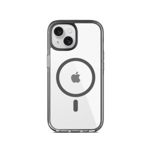 DailyObjects Stride 3.0 Clear Magnetic Protective Case Cover Compatible with iPhone 14 |Magsafe|Camera & Body Protection|Anti Shock,Scratch Resistant|Precise Cutouts Design|Wireless Charging-Clear