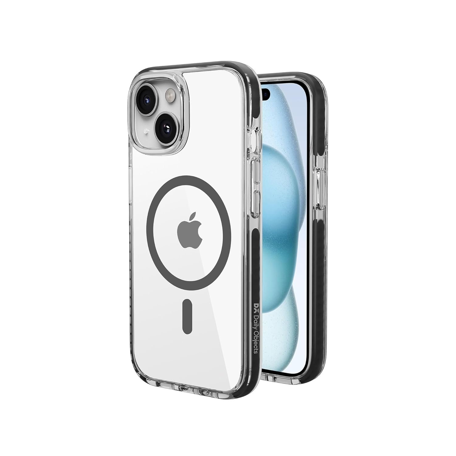 DailyObjects Stride 3.0 Clear Magnetic Protective Case Cover Compatible with iPhone 14 |Magsafe|Camera & Body Protection|Anti Shock,Scratch Resistant|Precise Cutouts Design|Wireless Charging-Clear