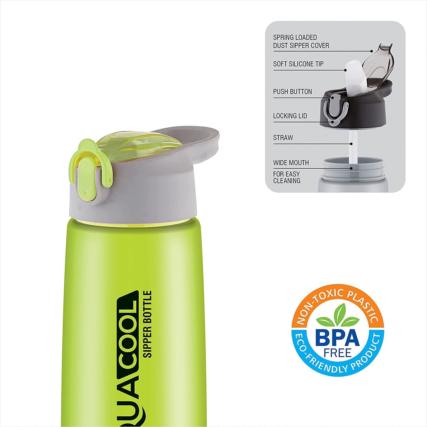 Plastic aqua cool Water Bottle for Gym